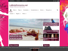 Tablet Screenshot of lamodafemenina.net